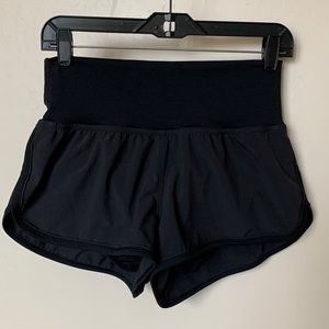 Black Lululemon Running Shorts with Liner size 6